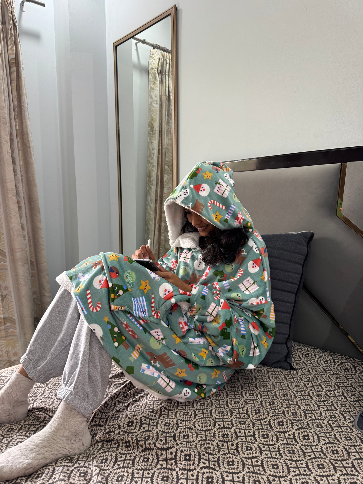 Christmas HUGGY - Blanket Hoodie