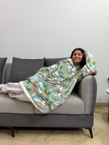 Christmas HUGGY - Blanket Hoodie