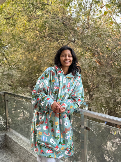 Christmas HUGGY - Blanket Hoodie